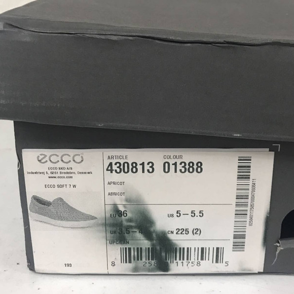 Ecco Women’s Soft 7 Laser Cut Slip-On Sneakers, Size US 5-5.5, Apricot - Picture 7 of 7